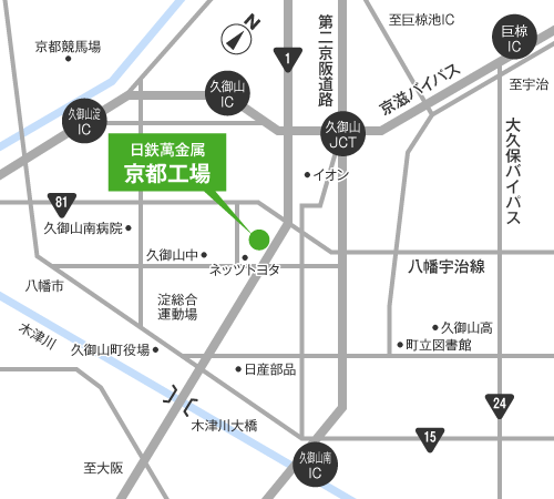 京都工場 地図