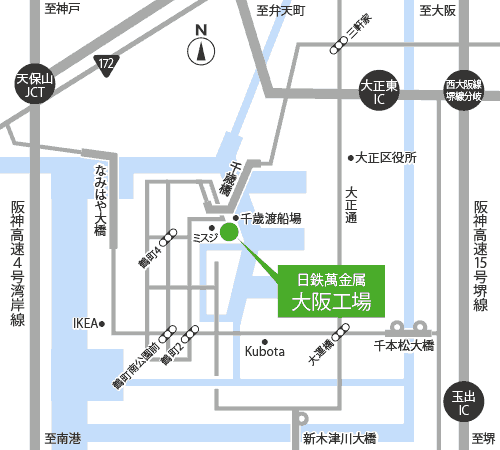 大阪工場 地図